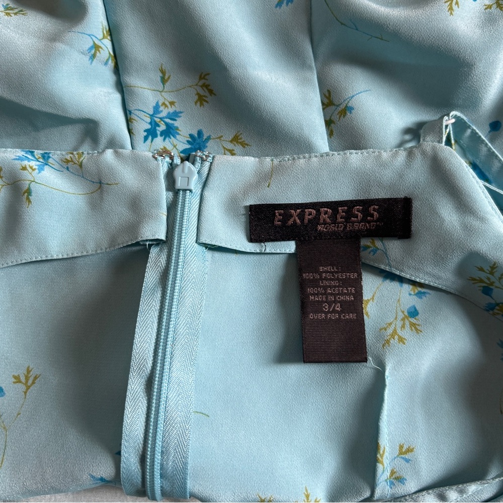 Y2K Express Floral Skort Mini Dress Romper 3/4 - Picture 13 of 15